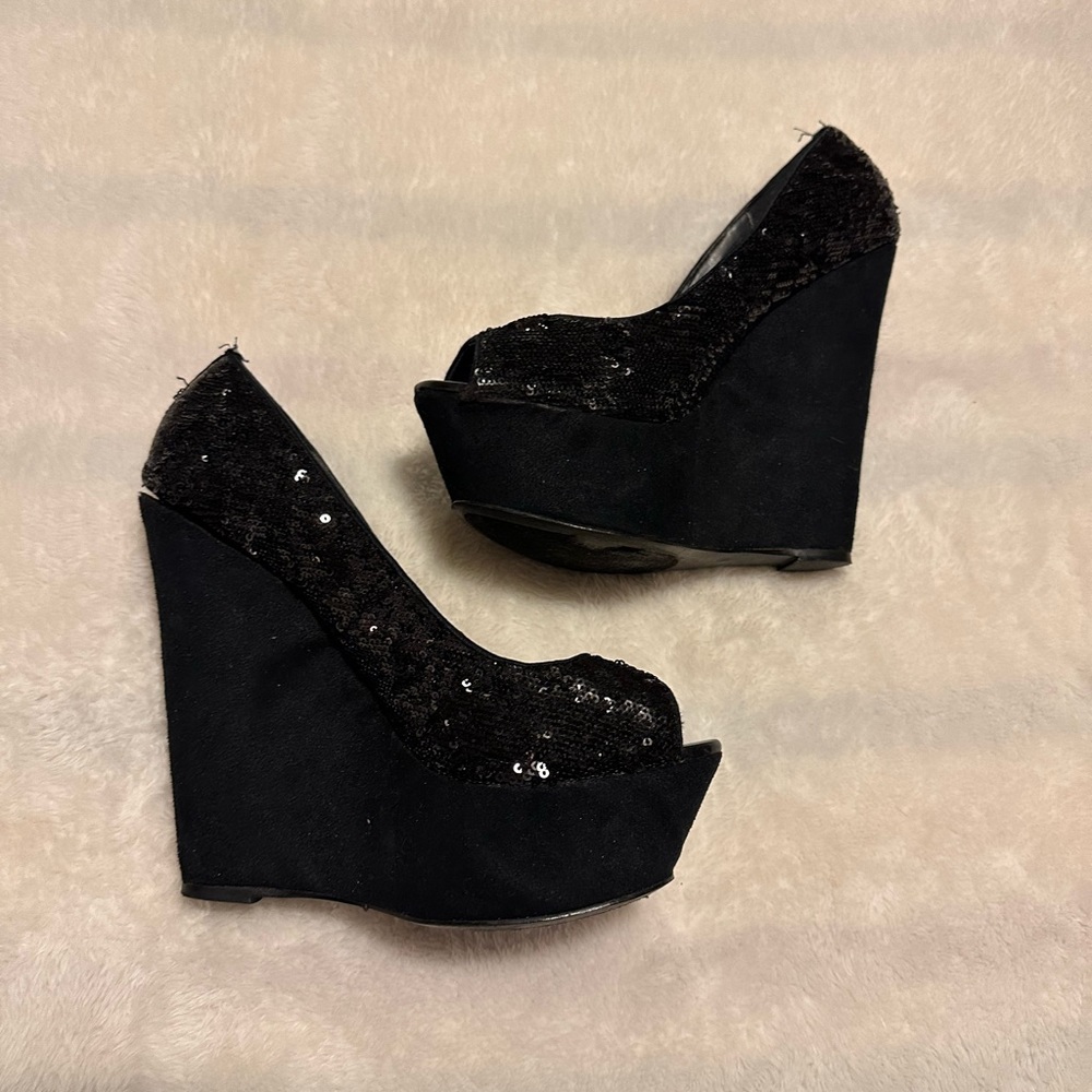Sequin Wedges